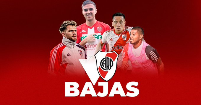 Mercado de pases: las bajas de&nbsp;River