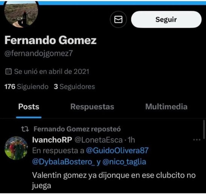 Valentín Gómez: ¿A River o a Boca?